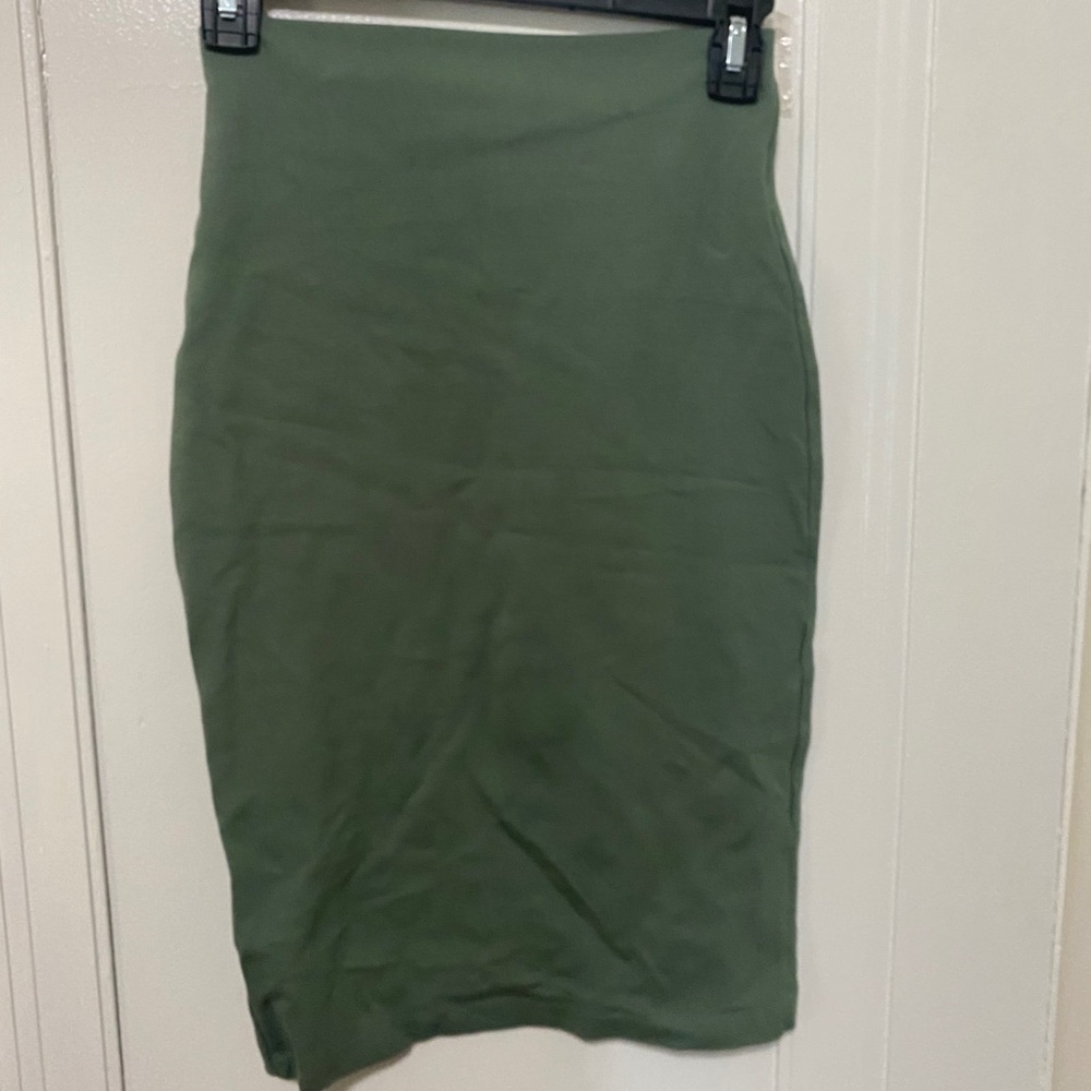 Green Midi Skirt